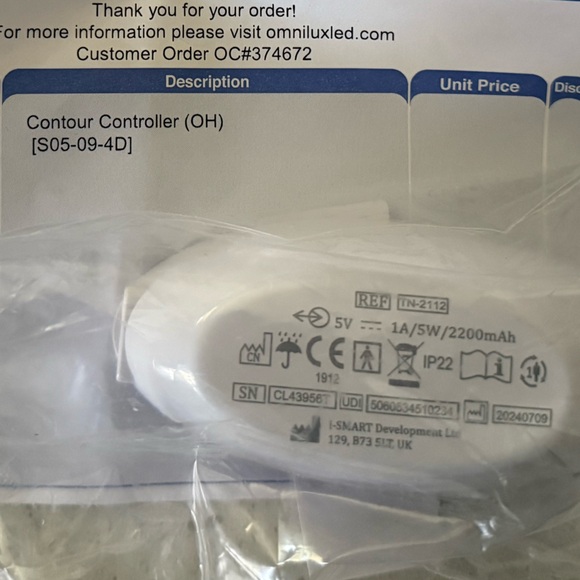 Omnilux NIB controller - Picture 2 of 2